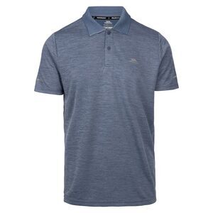 Trespass Mens Mckay Active Polo Shirt / Indigo Tone Marl